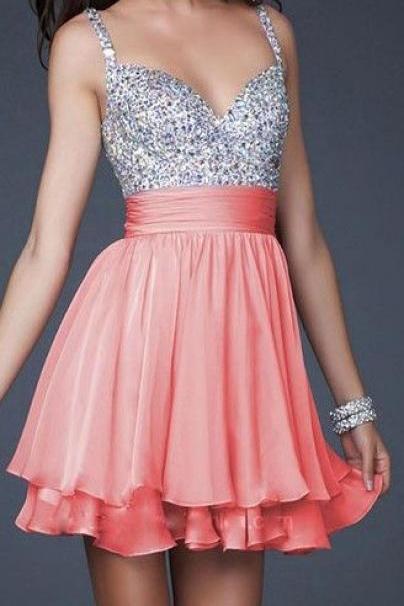 sparkly beading halter tulle homecoming short 2017 prom gowns